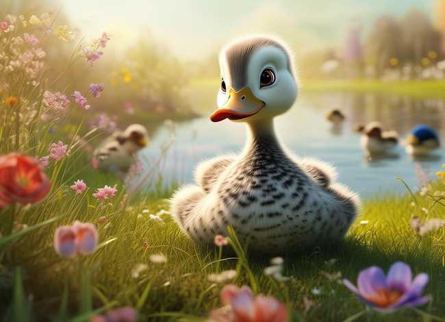 丑小鸭的故事儿童版；少儿故事丑小鸭的故事