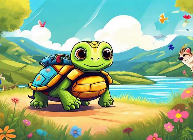 儿童故事小乌龟探亲旅行记演讲，小乌龟去旅行幼儿故事