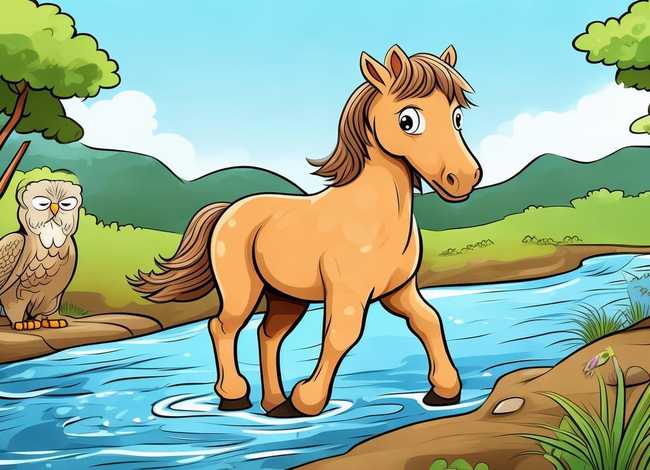 儿童故事小马过河故事视频，小马过河幼儿故事视频