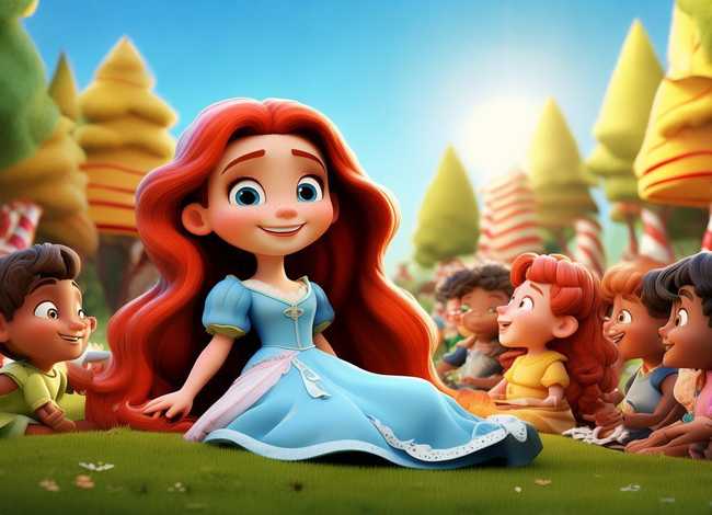 儿童绘本故事白雪公主和小朋友；幼儿绘本白雪公主的故事