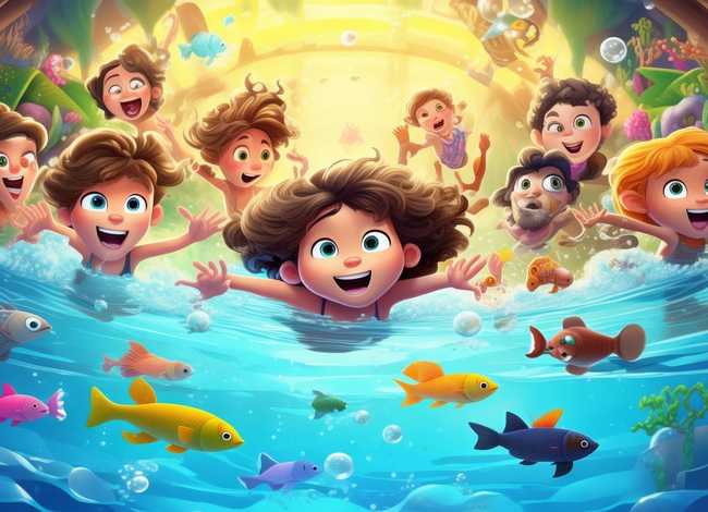 有关游泳的儿童故事 - 有关游泳的绘本故事