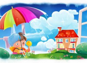 丁曲明天有雨属于儿童科学故事么；明天有雨是什么故事