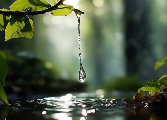 一滴水故事寓意（一滴水故事寓意是什么）