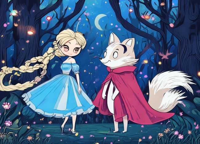 中外童话故事绘画三年级 - 中外童话画刊