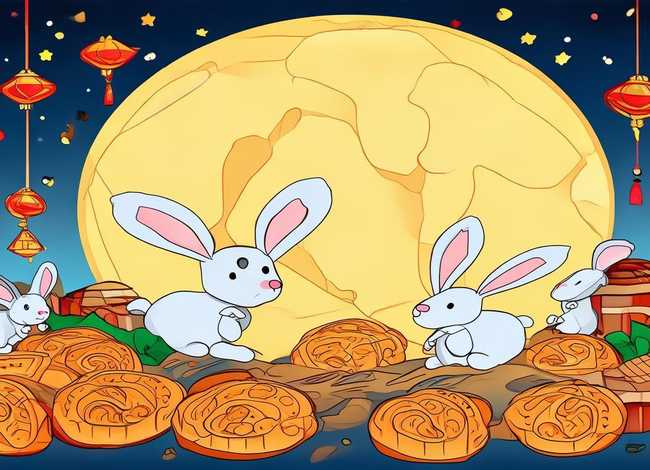 儿童中秋节绘画图片简笔画可涂色；儿童中秋节图片简笔画 儿童画