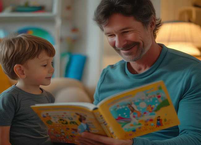 儿童故事父与子带拼音 - 父与子拼音故事版