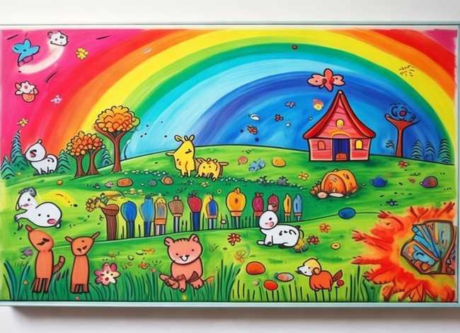 儿童图画作品的文案、儿童图画作品的文案简短