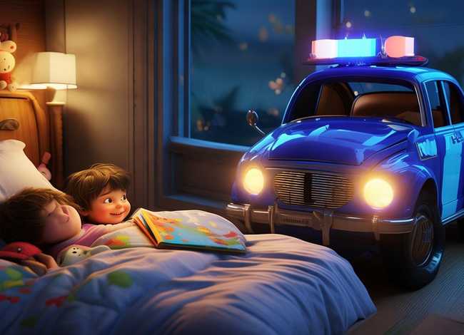 警车故事3-6岁儿童故事 - 警车的故事 幼儿睡前