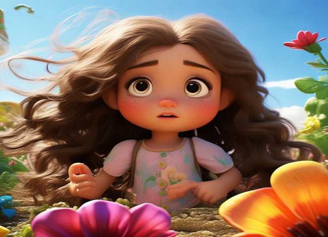 吃头发的小女孩故事，吃头发的小女孩故事图片