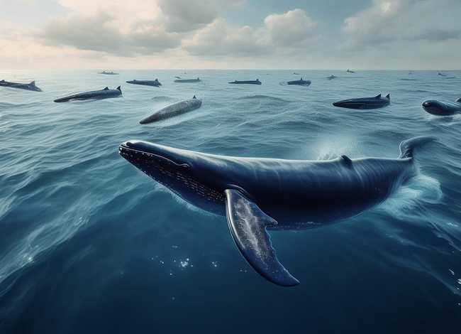 鲸鱼游泳的图片 - 鲸鱼游泳的图片大全 鲸鱼游泳的图片 - 鲸鱼游泳的图片大全