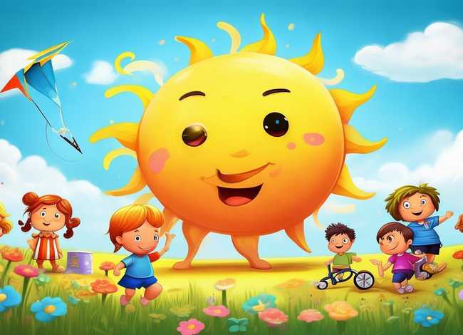 太阳的儿童成长故事，幼儿太阳的故事