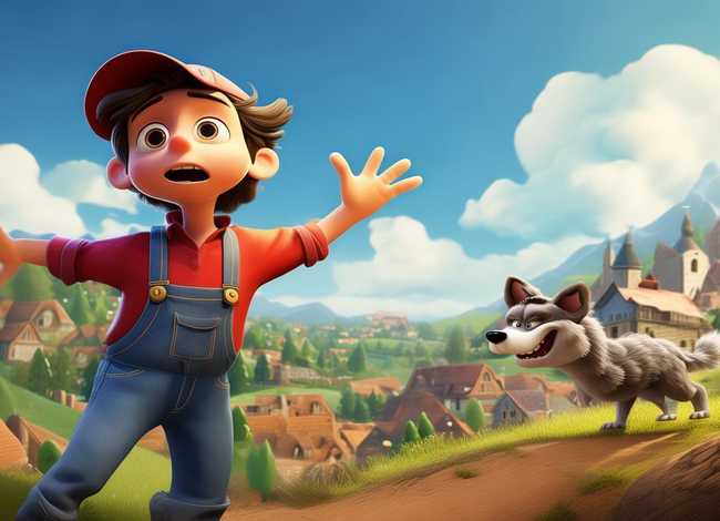 儿童故事视频狼来了；幼儿故事视频狼来了