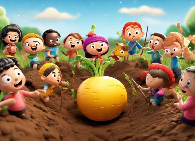 拔萝卜的故事儿歌 拔萝卜的故事儿歌视频