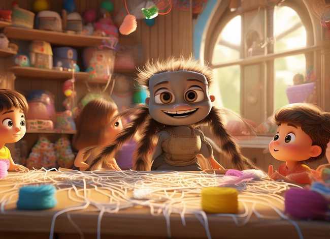 儿童故事蜘蛛开店、蜘蛛开店幼儿故事