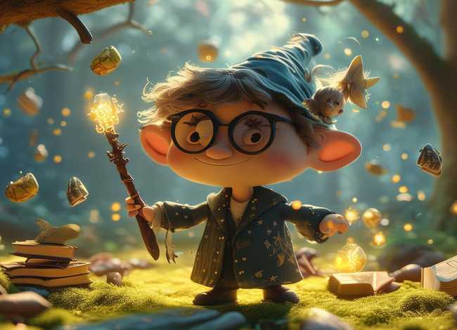 儿童故事《魔法大师》，魔法师幼儿故事