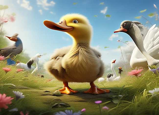 儿童画的丑小鸭绘本故事 怎样画丑小鸭的绘画故事