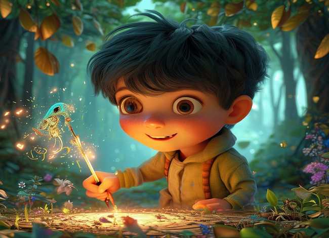 儿童故事神笔马良（神笔马良的故事幼儿版）