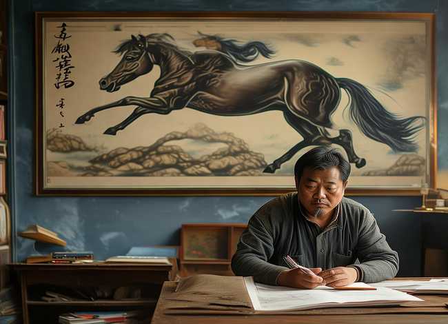 徐悲鸿的故事朗读视频，徐悲鸿的故事朗读视频播放