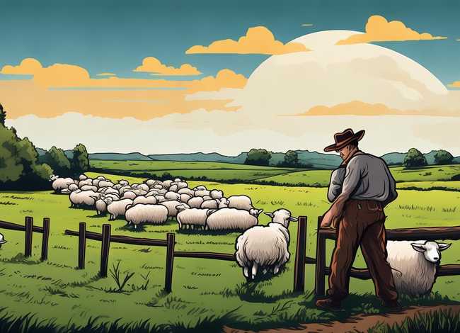 亡羊补牢成语故事海报、亡羊补牢成语故事手抄报