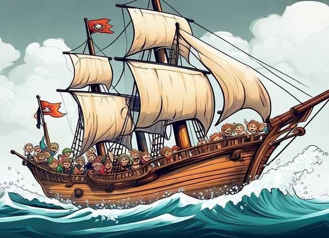 海盗儿童故事书简短文字版；海盗的故事文字版