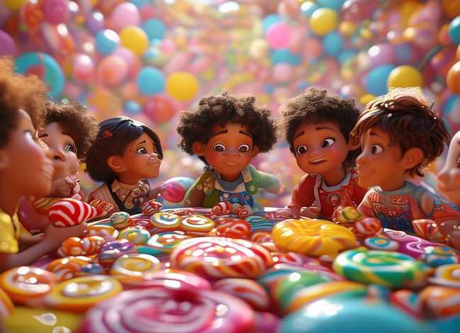 关于糖果的幼儿故事 - 关于糖果的幼儿故事简短