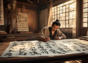 书法家练字的故事，书法家练字的故事典故