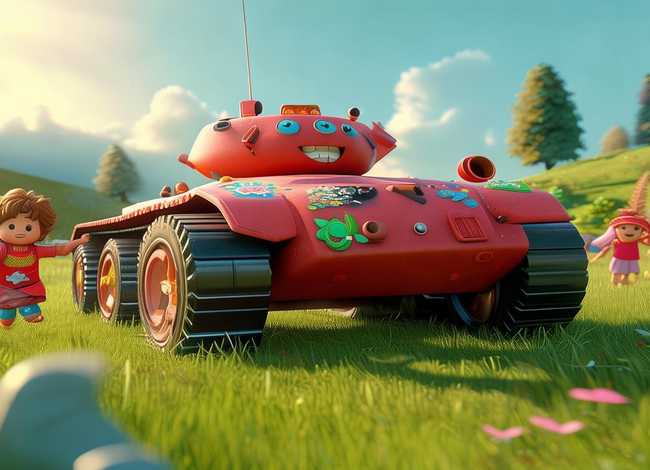 关于坦克的儿童小故事 - 讲一个关于坦克的儿童故事