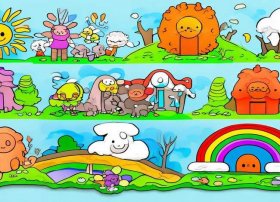 4 6岁儿童简笔画涂色话本打印版免费版（4~6岁简笔画）