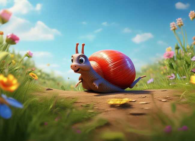 儿童故事蜗牛快跑；小蜗牛跑的很快的故事