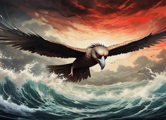 神话故事绘画精卫填海连环画 神话故事绘画精卫填海连环画怎么画