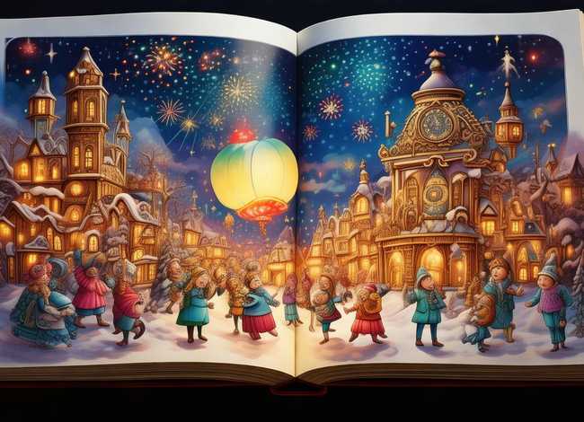 新年故事绘本，新年故事绘本册