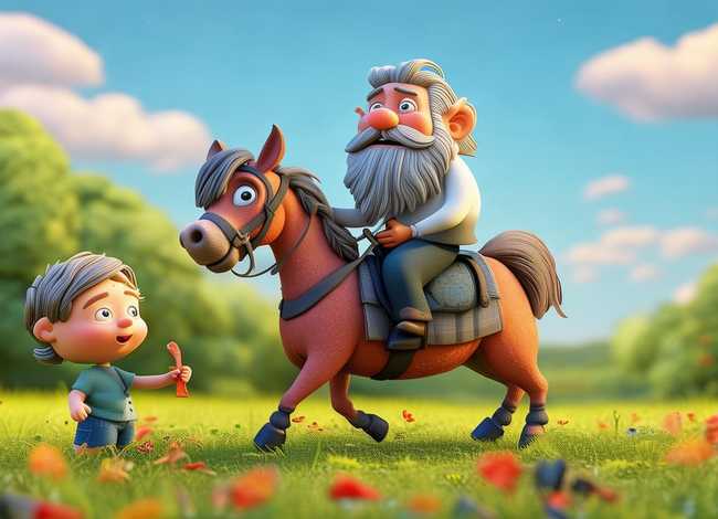 塞翁失马的故事儿童版无字幕，播放塞翁失马的故事