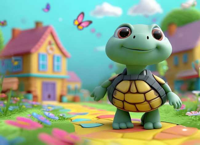 儿童故事小乌龟上学记、小乌龟上幼儿园的故事视频