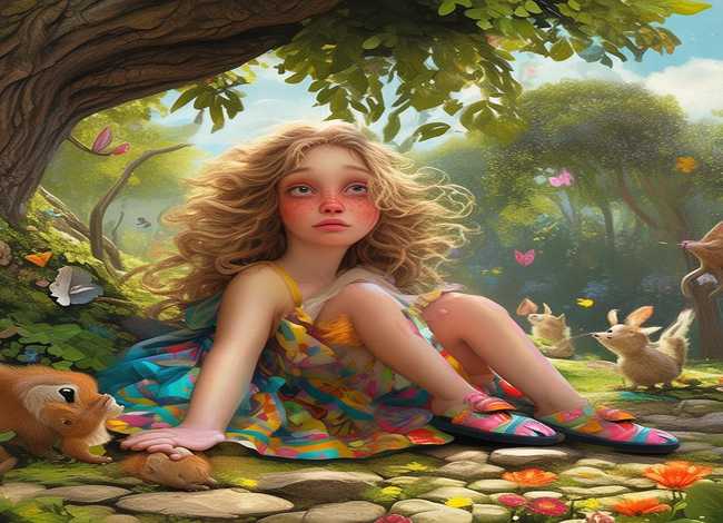 儿童童话故事视频懒姑娘；懒惰姑娘的故事视频