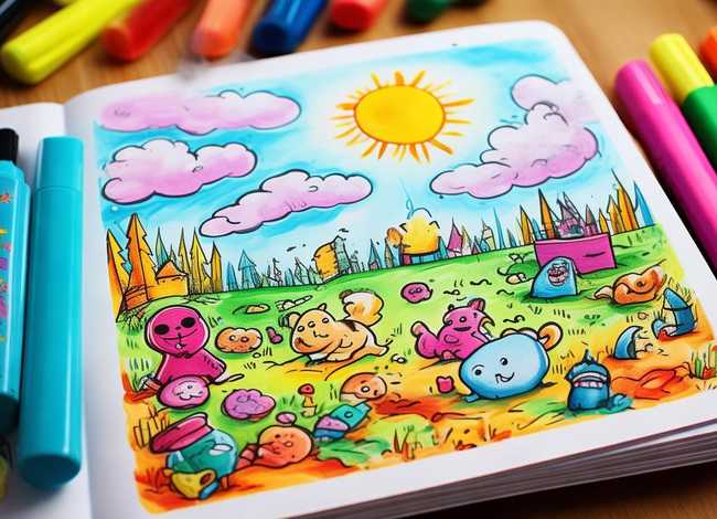 绘本故事马克笔绘画（绘本故事马克笔绘画教程）