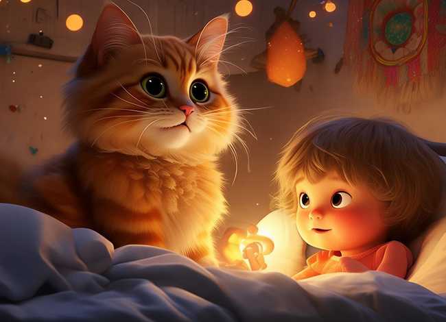 儿童睡前猫咪童话故事、睡前小故事猫咪