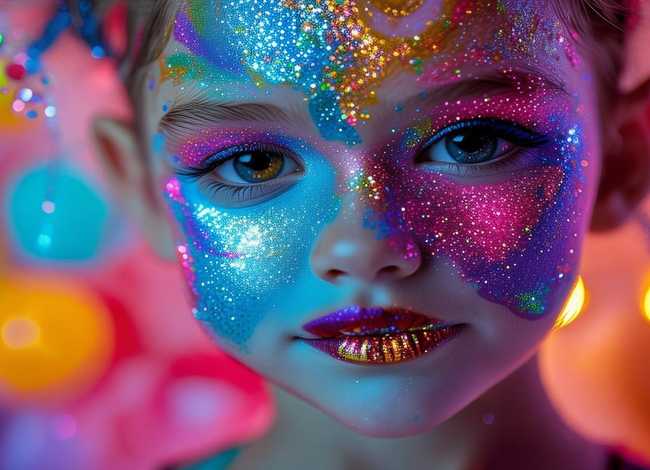 儿童舞台妆图片100张 儿童舞台妆妆容图片