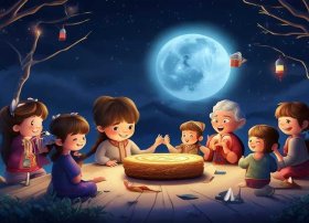 中秋节传说故事儿童版；中秋节的传说儿童版