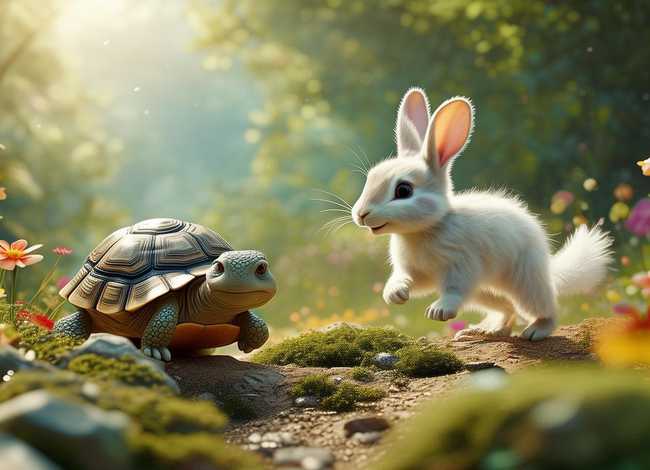 给孩子讲故事100篇（给孩子讲故事100篇兔子乌龟赛跑的故事）