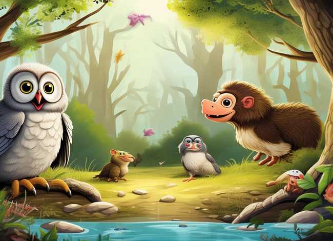 儿童故事 动物的声音（关于动物声音的故事）