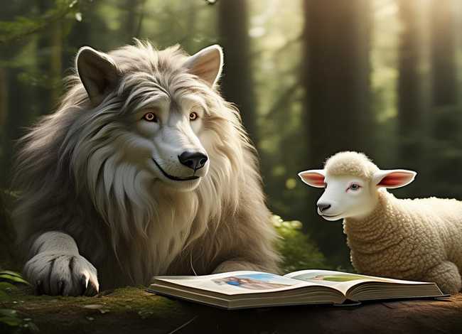 狼和小羊 讲故事，狼和小羊 讲故事图片