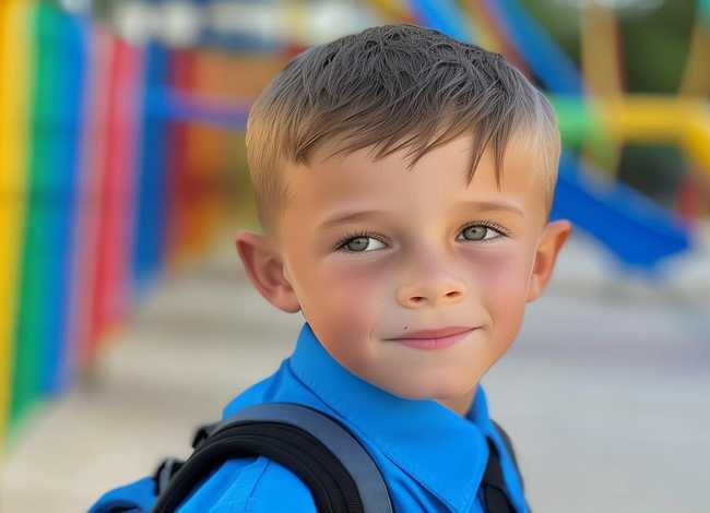 男孩子发型小学生 - 男孩子发型 小学生