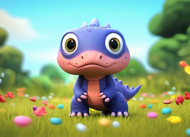 儿童简笔画恐龙 儿童简笔画恐龙Q版