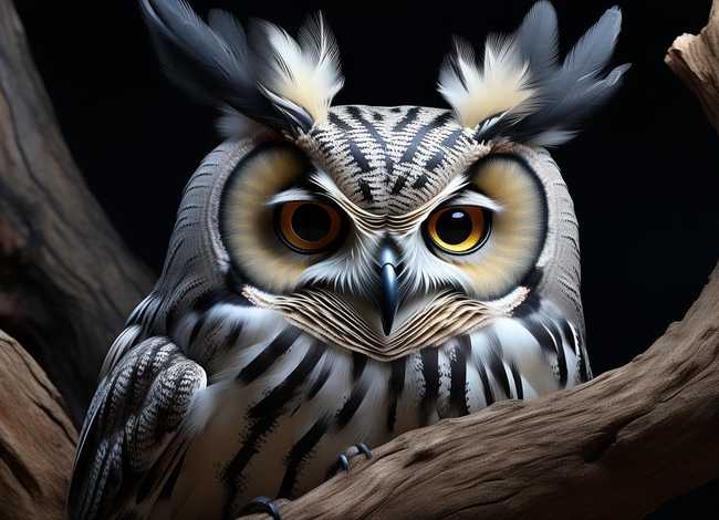 猫头鹰的耳廓、猫头鹰的耳廓图片