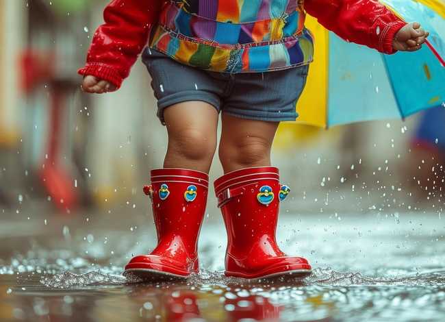 儿童故事雨靴，儿童雨靴子
