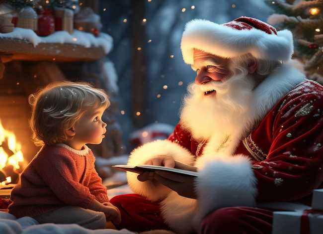 圣诞老人的故事儿童版睡前故事 圣诞老人的睡前小故事