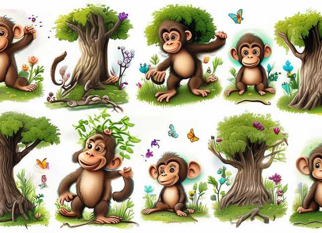 关于猴的谜语和答案大全图片、关于猴的谜语和答案大全图片及解释