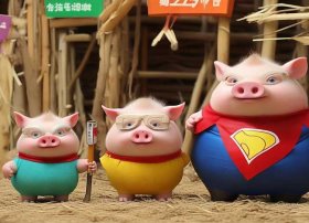 三只小猪的搞笑故事、三只小猪的搞笑故事英文
