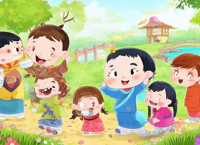 成语故事儿童画4幅简单又漂亮 - 成语故事绘画简单又漂亮