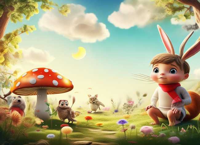 儿童童话故事画画（儿童童话图画）